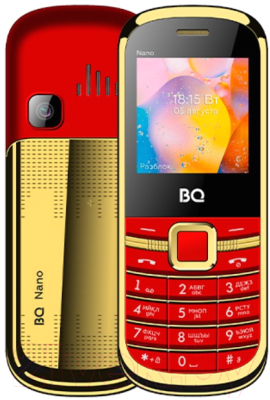 Мобильный телефон BQ Nano BQ-1415 (красный/золото)