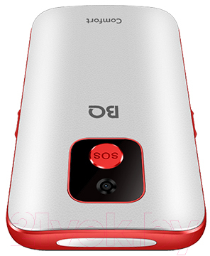 Мобильный телефон BQ Comfort BQ-2301 (белый/красный)