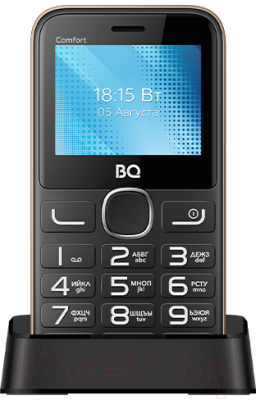 Мобильный телефон BQ Comfort BQ-2301 (черный/синий)