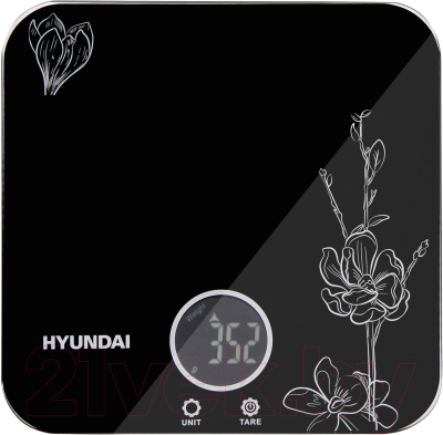 Кухонные весы Hyundai HYS-KG421 (черный)