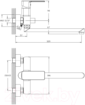 Смеситель Decoroom DR20043