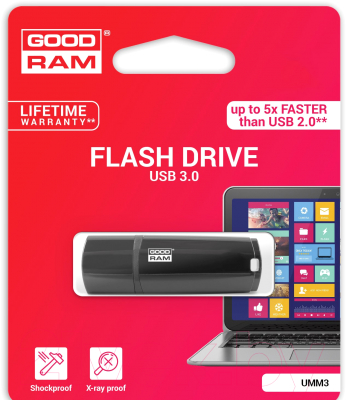 Usb flash накопитель Goodram 3.0 64GB (UMM3-0640K0R11)