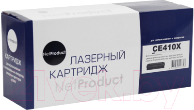 

Картридж NetProduct, Черный, CE410X