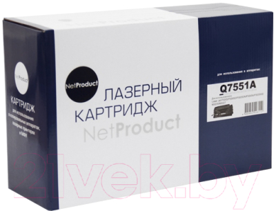 

Картридж NetProduct, Черный, N-Q7551A