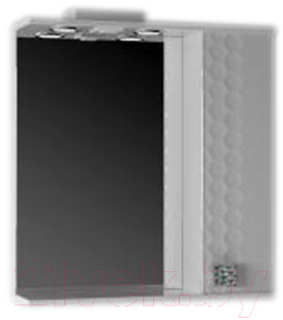 Шкаф с зеркалом для ванной Ванланд Нео Нз 1-65 (правый)