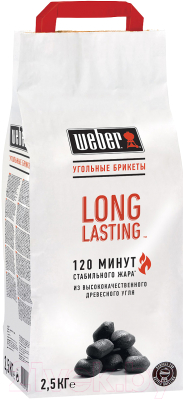 Угольные брикеты Weber Long Lasting (2.5кг)