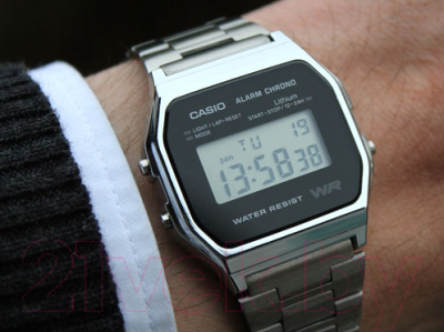Часы наручные мужские Casio A168WEM-1EF