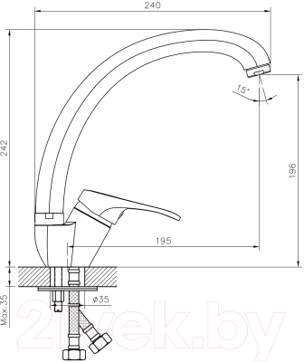 Смеситель Decoroom DR21021