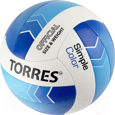 Мяч волейбольный Torres Simple Color / V32115 (размер 5)