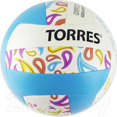 Мяч волейбольный Torres Beach Sand Blue / V32095B (размер 5)