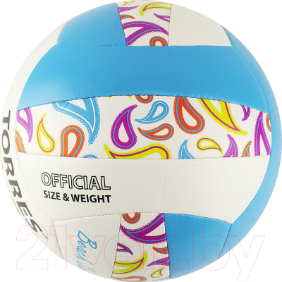 Мяч волейбольный Torres Beach Sand Blue / V32095B (размер 5)