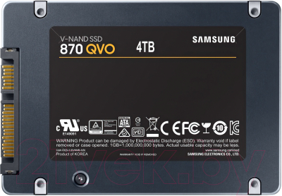 SSD диск Samsung 860 QVO 4TB (MZ-77Q4T0BW)