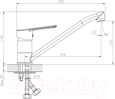 Смеситель Decoroom DR22018