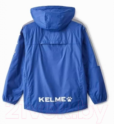 Ветровка детская Kelme Windproof Jacket Kids / 3883211-409 (р-р 140, синий)