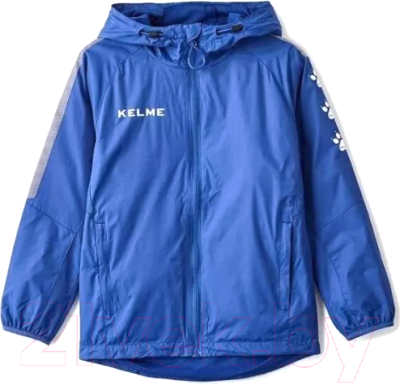 Ветровка детская Kelme Windproof Jacket Kids / 3883211-409 (р-р 150, синий)