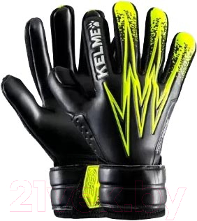 Перчатки вратарские Kelme Training Level Goalkeeper Gloves / 9896409-012 (р-р 7, черный)