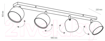 Люстра TK Lighting Altea 3422