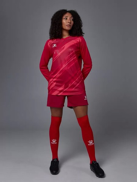 Футбольная форма Kelme Long Sleeve Goalkeeper Suit / 3801286-600 (L, красный)