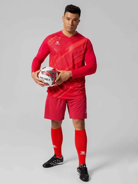 Футбольная форма Kelme Long Sleeve Goalkeeper Suit / 3801286-600 (L, красный)