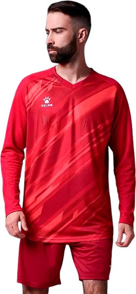 Футбольная форма Kelme Long Sleeve Goalkeeper Suit / 3801286-600 (L, красный)