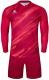 Футбольная форма Kelme Long Sleeve Goalkeeper Suit / 3801286-600 (L, красный) - 