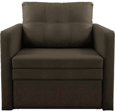 Кресло-кровать Brioli КК Пино П (J5/коричневый)