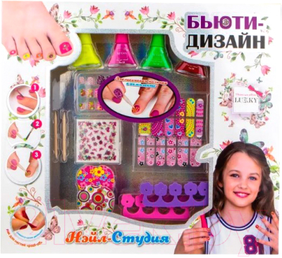 

Набор детской декоративной косметики Lukky, Нэйл-Студия с лаками для ногтей / Т16789