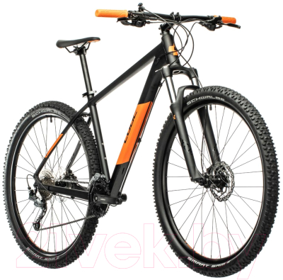 Велосипед Cube Aim SL 27.5 2021 (16, Black/Orange)