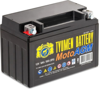 Мотоаккумулятор Tyumen Battery YTX9/6МТС-9 AGM (9 А/ч) - 