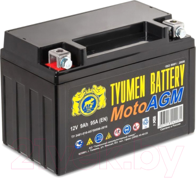 Мотоаккумулятор Tyumen Battery YTX9/6МТС-9 AGM (9 А/ч)