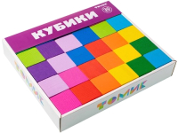 Развивающая игрушка Томик Кубики. Цветные / 1-45 (30шт) - 