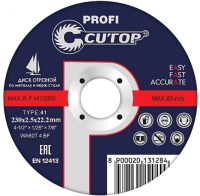 

Отрезной диск Cutop, Profi 39984т