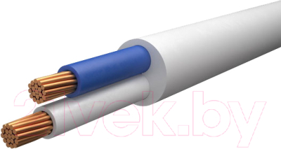 Провод силовой Ecocable ПВС-Т 2x1.5 мк 0.38кВ (10м)