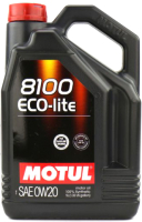 Моторное масло Motul 8100 Eco-clean 0W20 / 108862 (5л) - 