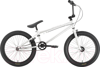 Велосипед STARK Madness BMX 1 2021 (серебристый/серебристый)