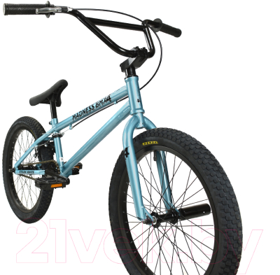 Велосипед STARK Madness BMX 4 2021 (голубой/черный)