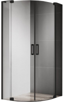 

Душевой уголок, SLIDER-R-2-80/90-C-NERO