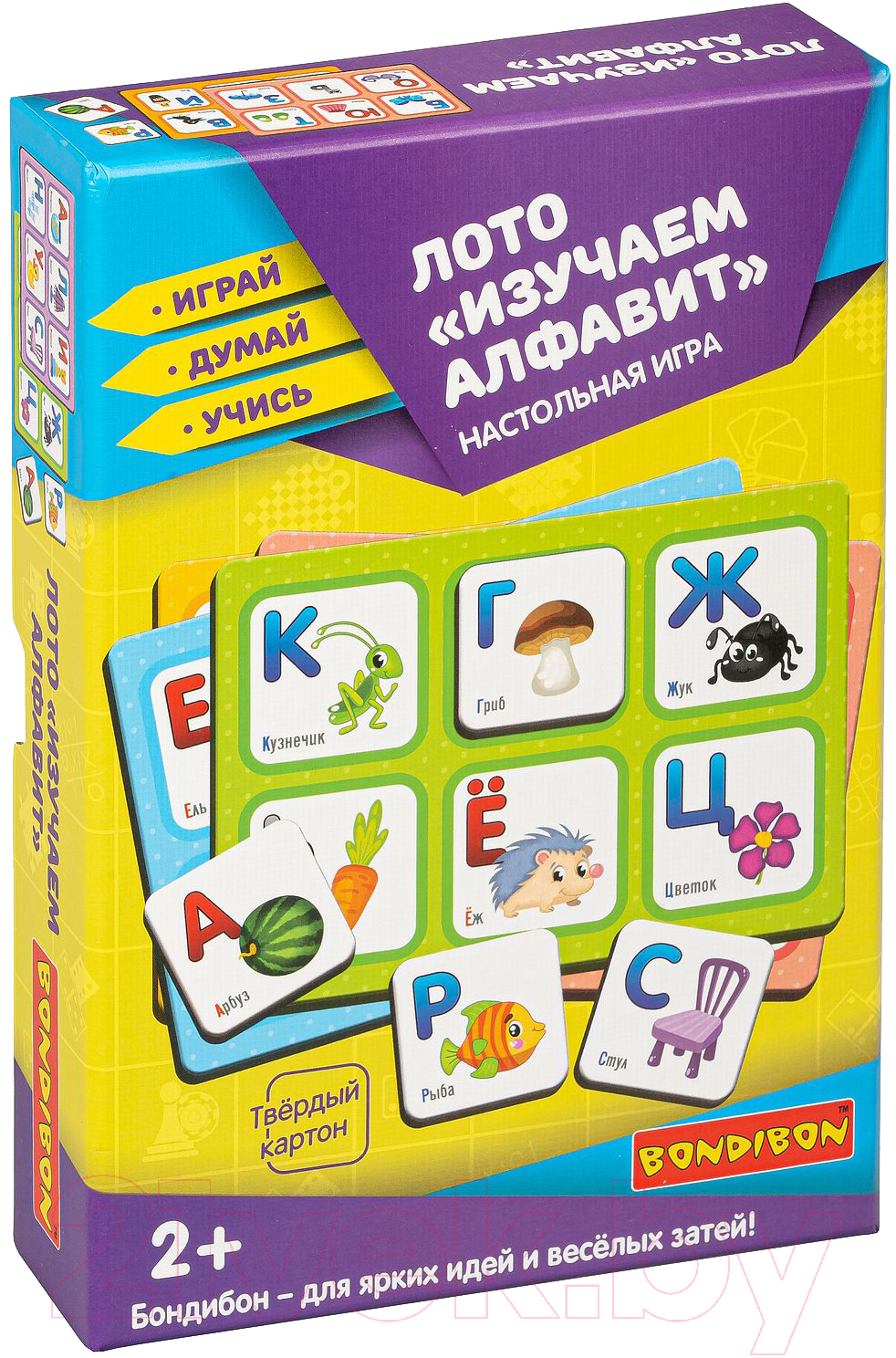 Развивающая игра Bondibon Лото. Изучаем алфавит / ВВ4868