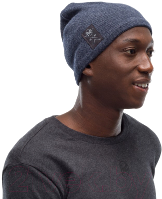 Шапка Buff Knitted & Fleece Band Hat Solid Navy (113519.787.10.00)