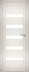 Дверь межкомнатная Юни Амати 03 40x200 (эшвайт/стекло белое) - 