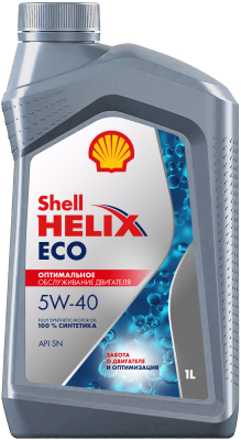 

Моторное масло Shell, Helix Eco 5W40