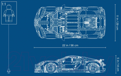 Конструктор Lego Technic Bugatti Chiron / 42083