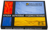 Акриловые краски Brauberg 191124 (24цв) - 