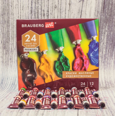 Масляные краски Brauberg 191457 (24цв)
