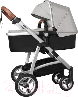 Детская универсальная коляска Baby Tilly Futuro T-165 (Mist Grey)