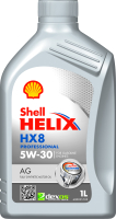 Моторное масло Shell Helix HX8 Professional AG 5W30 (1л) - 
