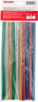 Клеевые стержни Rexant 09-1285 (10шт, цветной с блестками) - 