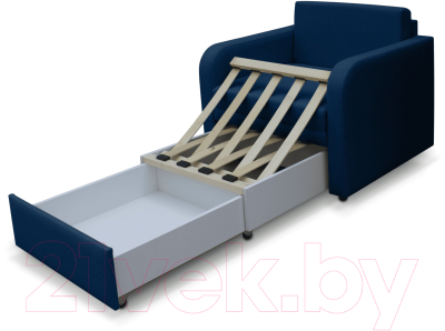 Кресло-кровать Brioli КК Пино Т (J17/темно-синий)