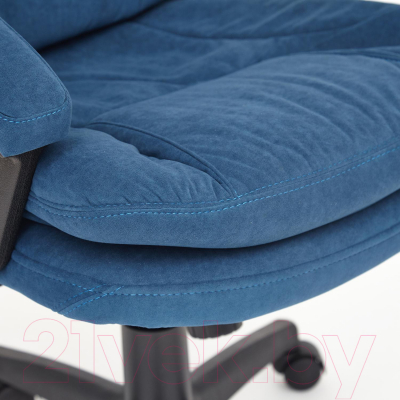 Кресло офисное Tetchair Comfort LT флок (синий)