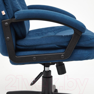 Кресло офисное Tetchair Comfort LT флок (синий)